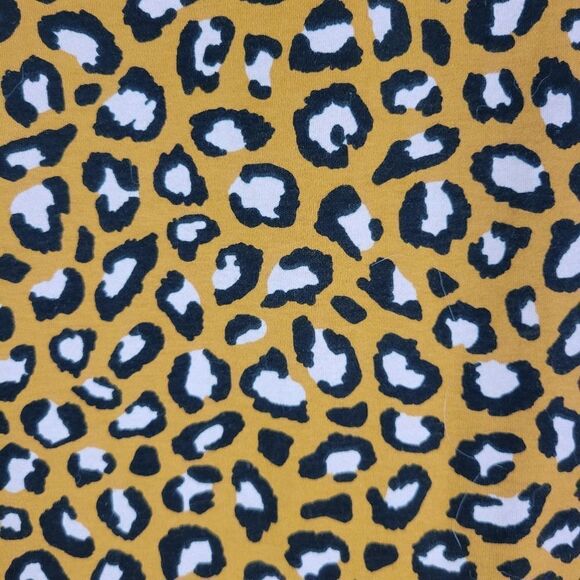 Leopard Print Pink And Mustard Sleeveless Pencil Dress - Picture 8 of 11